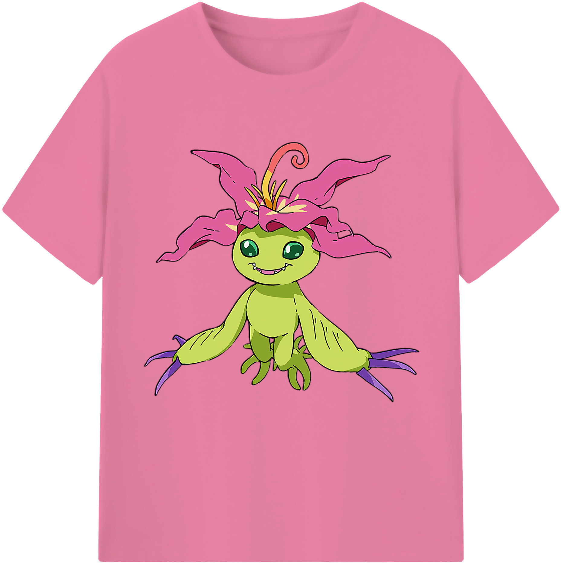 （画像用） Digimon デジタルモンスター/デジモン 綿100％半袖Tシャツ（フロントプリント）